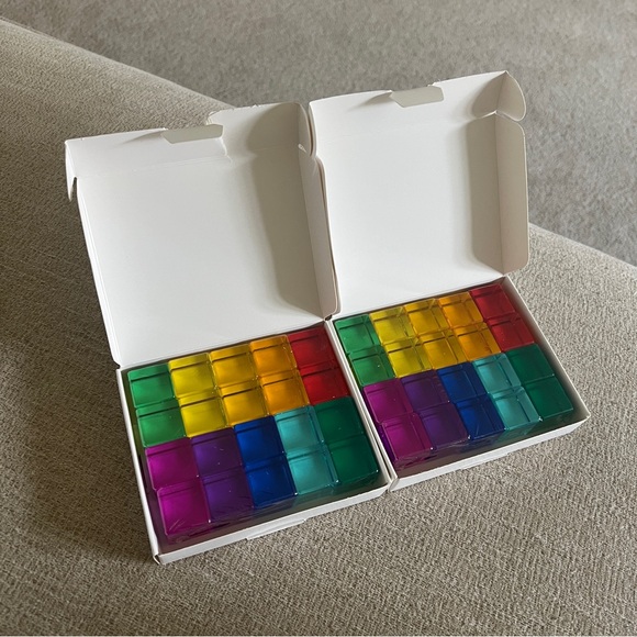 Colorful Transparent Game Blocks Set - Picture 7 of 10